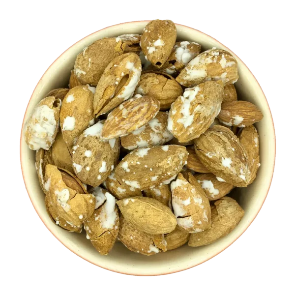 بادام منقا شور خرید و قیمت بادام کاغذی منقا شور